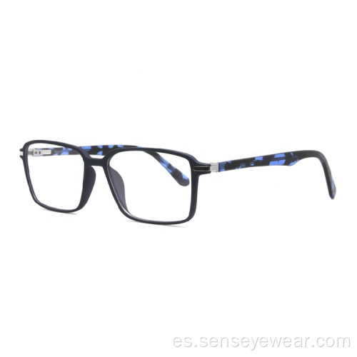Diseñador de moda TR90 marcos ópticos para hombres gafas de gafas